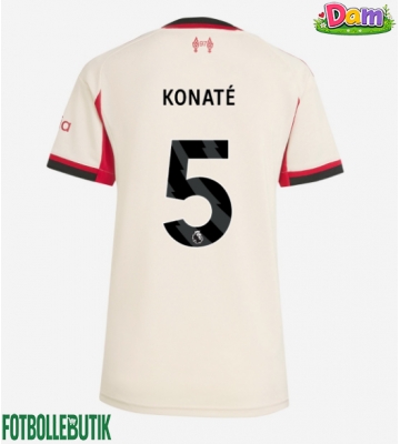 Liverpool Ibrahima Konate #5 Bortatröja Kvinnor 2025-26 Kortärmad